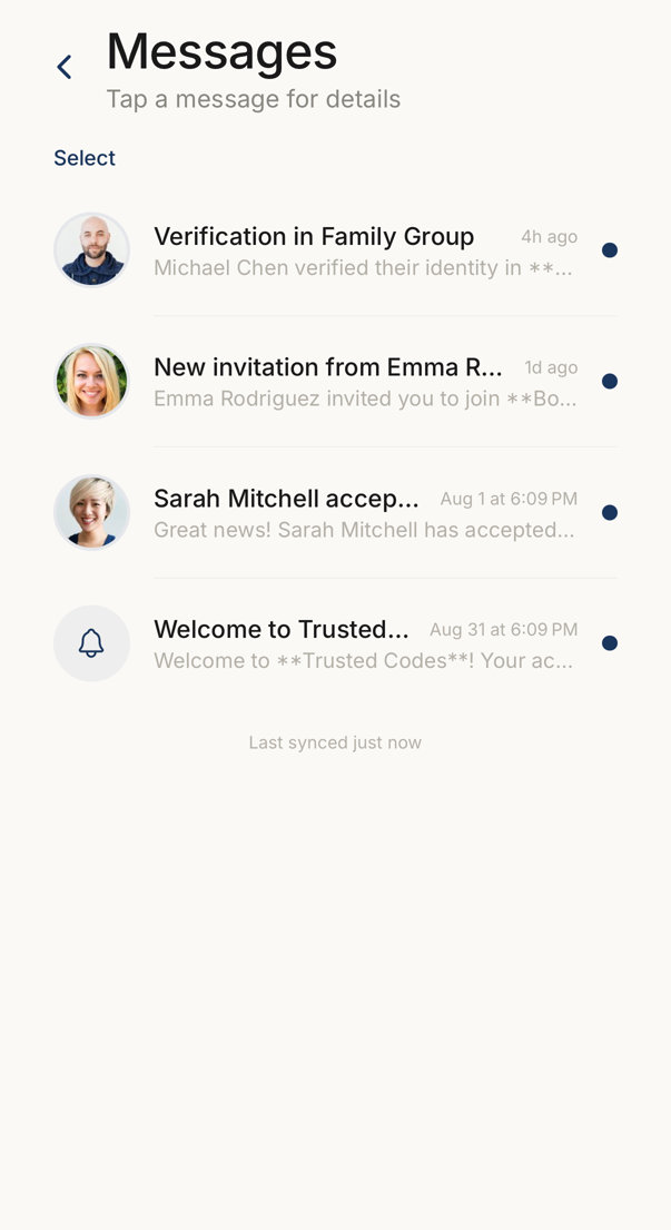 Messages